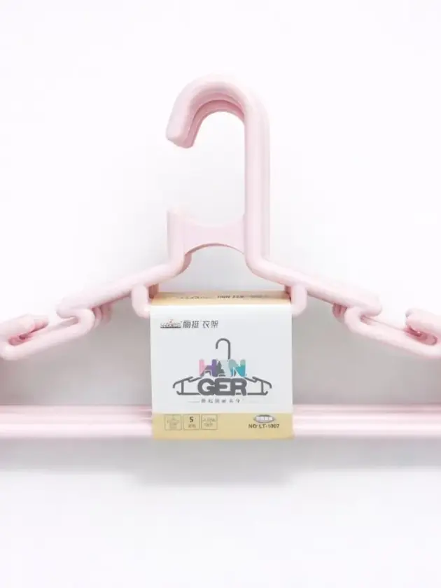 Percha de Plast. color Rosa