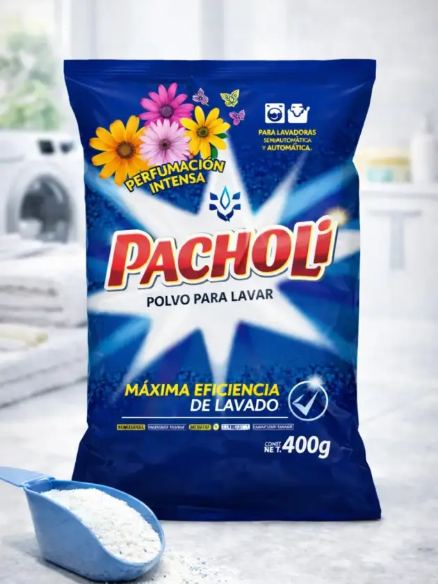Jabón en Polvo 400gr. Pacholí