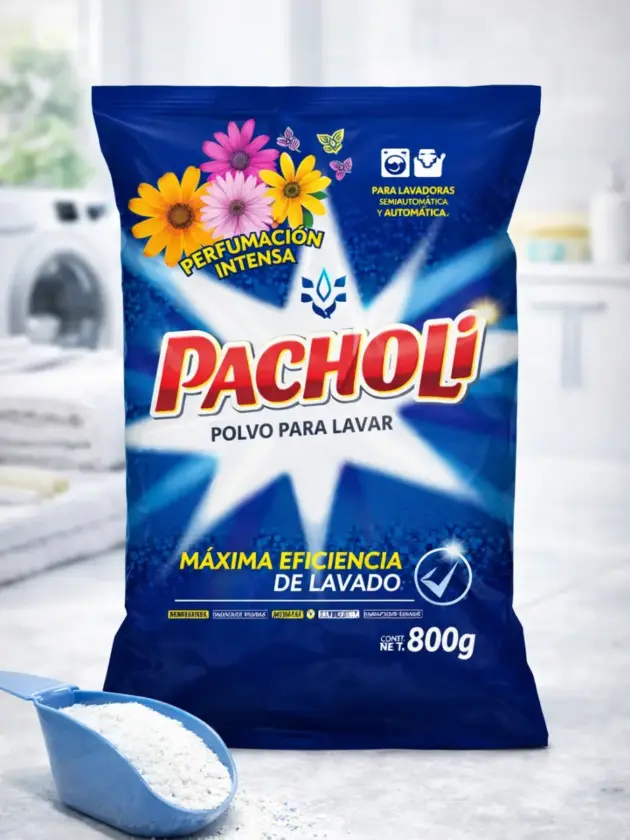 Jabón en Polvo 800gr. Pacholí