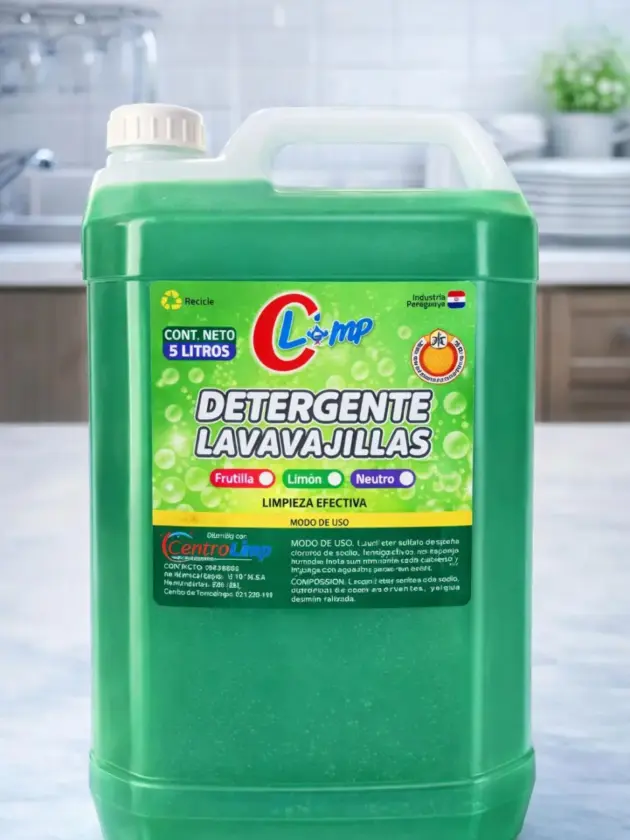 Detergente Concentrado Limon, 5L CLIMP