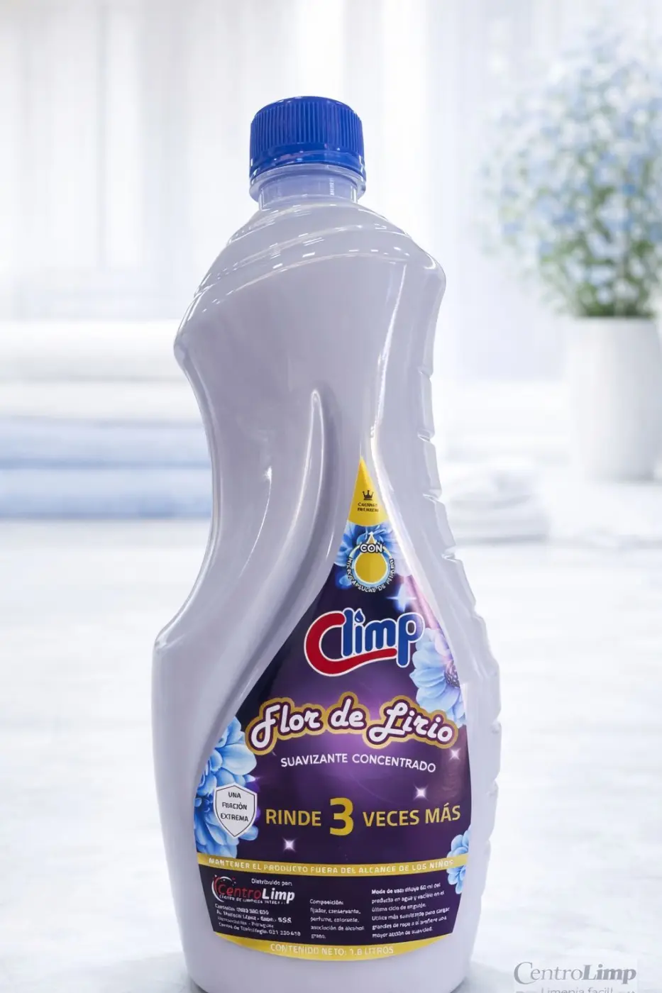 Suavizante Flor de Lirio. Triple Fragancia con Microcápsulas 2L, CLIMP