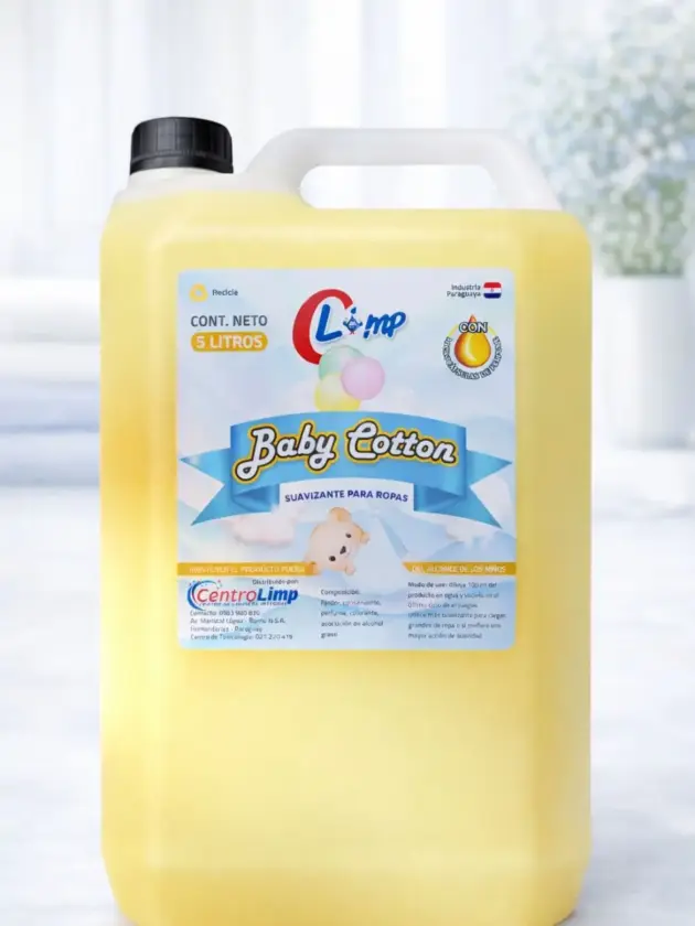 Suavizante Concentrado Baby Cotton, 5l CLIMP.
