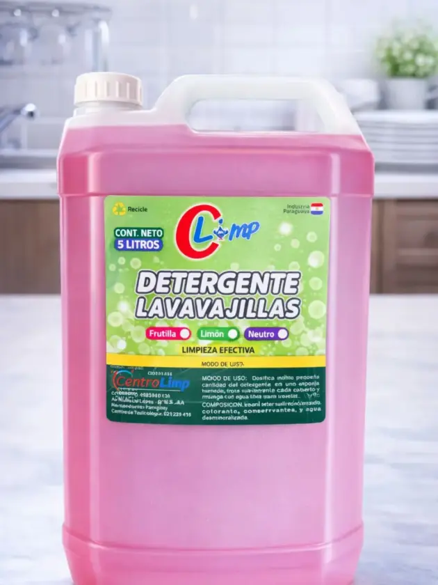 Detergente Concentrado Frutilla, 5L CLIMP