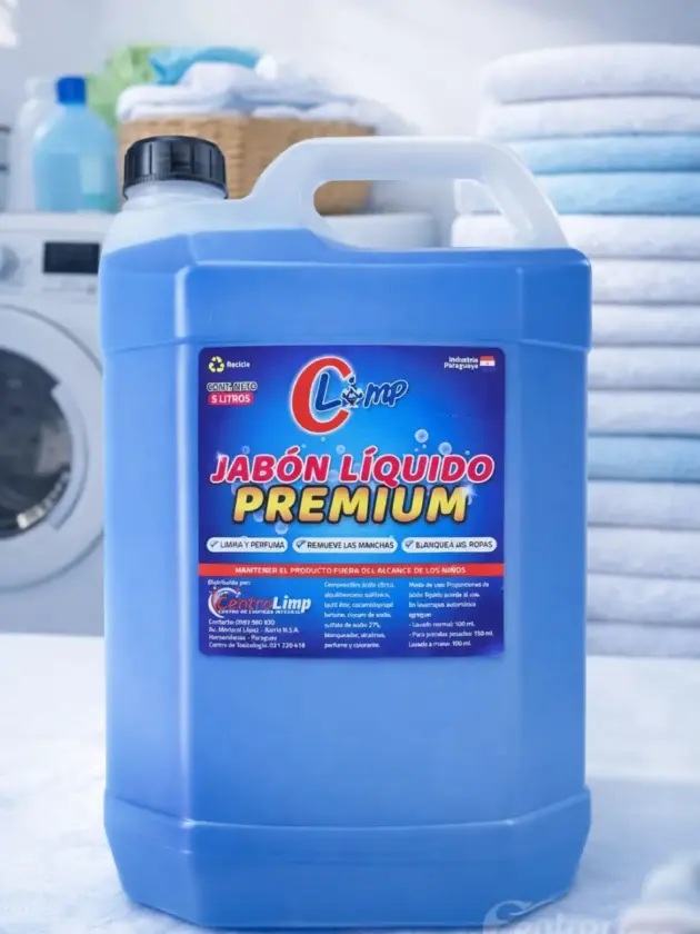 Jabón Liquido Premium Pacholí, 5Lt CLIMP.