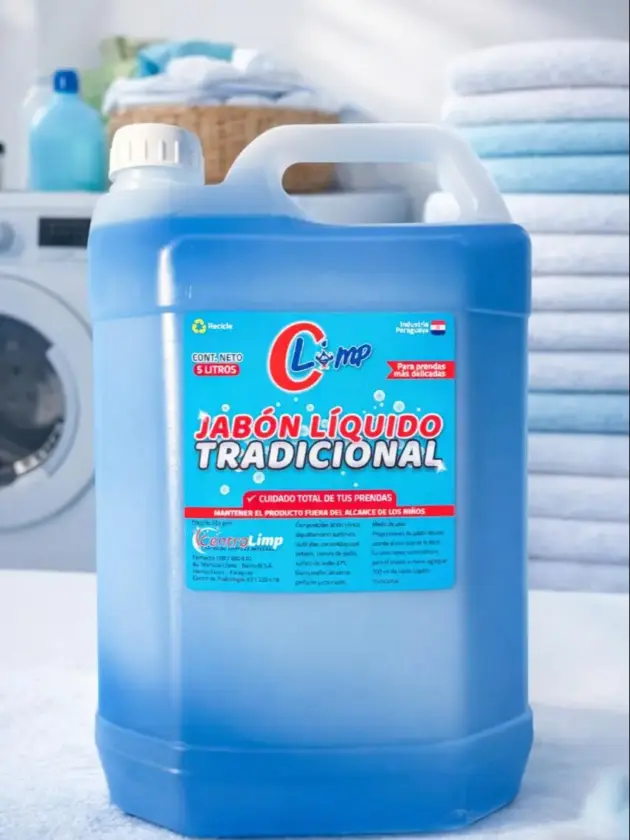 Jabón Liquido Tradicional Pacholí, 5Lt CLIMP.