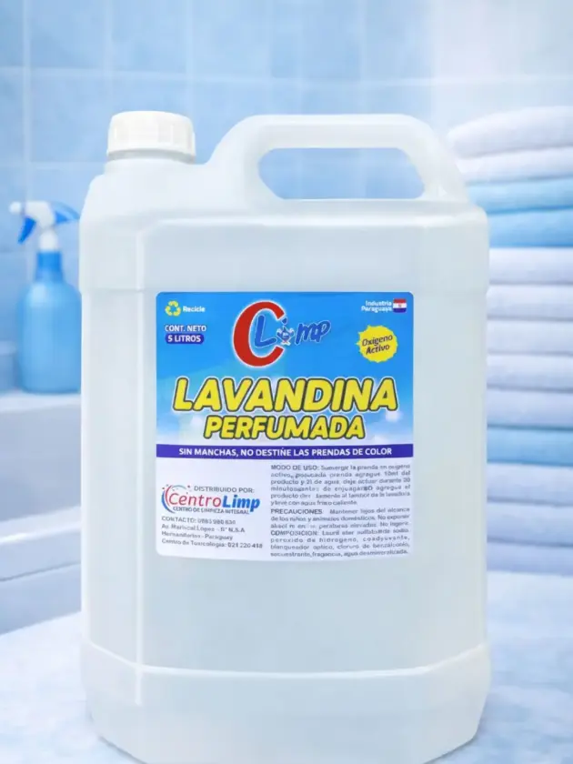 Lavandina Perfumada 5Lt. Oxigeno Activado, CLIMP