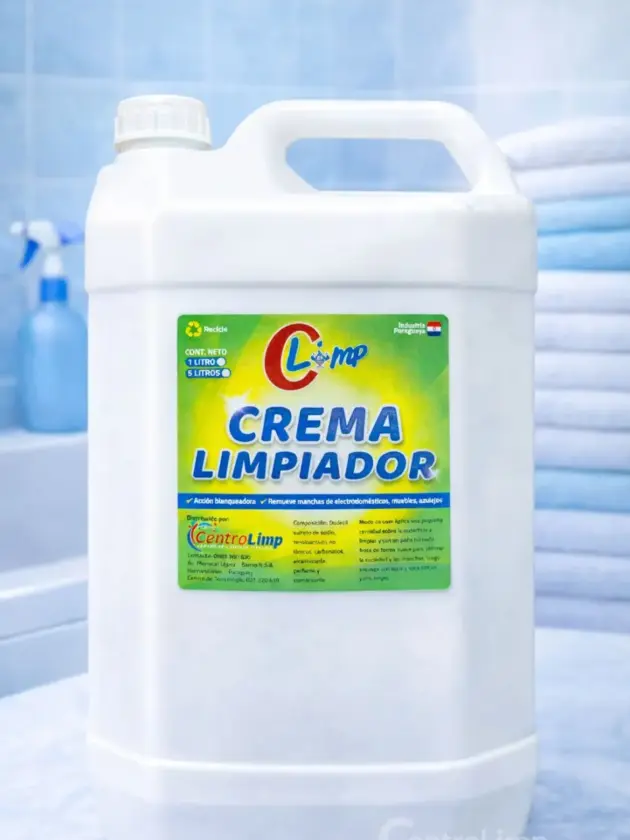 Crema Multiuso 5L, Accion Blanqueadora Tipo Cif