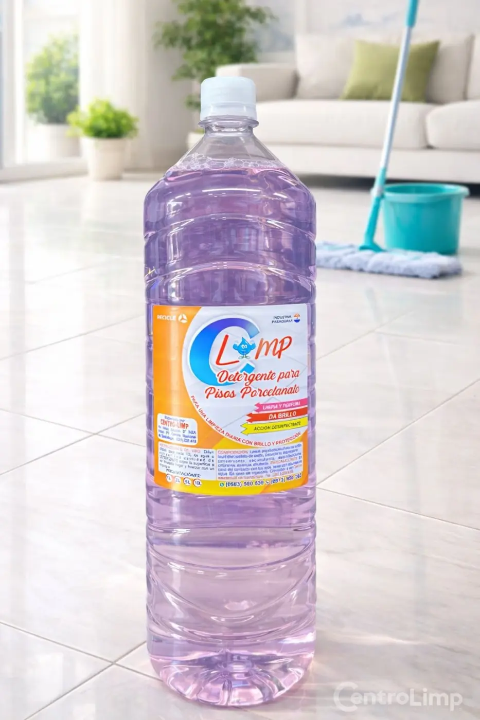 Detergete p/ Pisos Porcelanato, 2Lt CLIMP