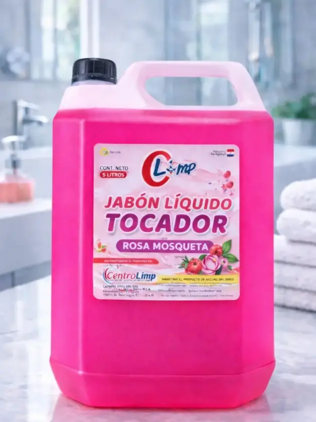 Jabon Liquido Tocador Rosa Moqueta, 5lt CLIMP