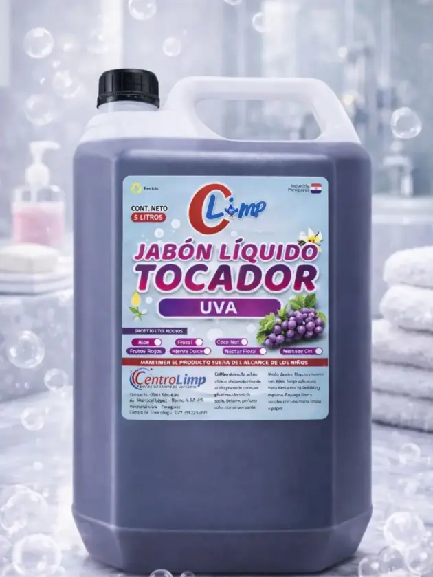 Jabon Liquido Tocador Uva, 5lt CLIMP