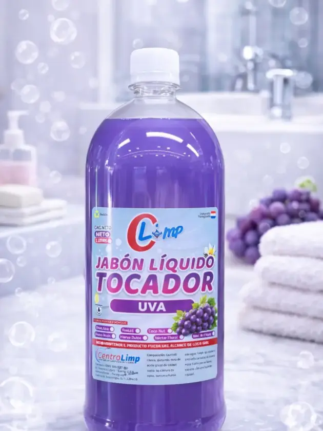 Jabon Liquido Tocador Uva, 1lt CLIMP