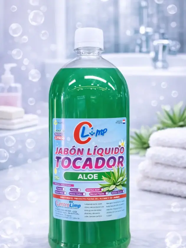 Jabón Liquido Tocador Aloe Vera, 1lt CLIMP