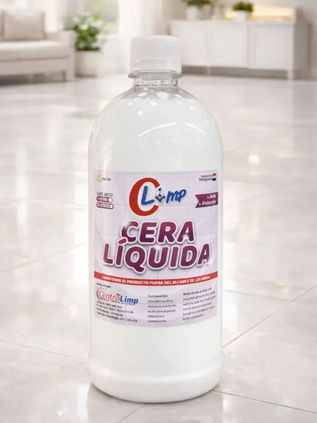 Cera Liquida Neutra CLIMP, 1Lt - Alto Brillo y Protección.