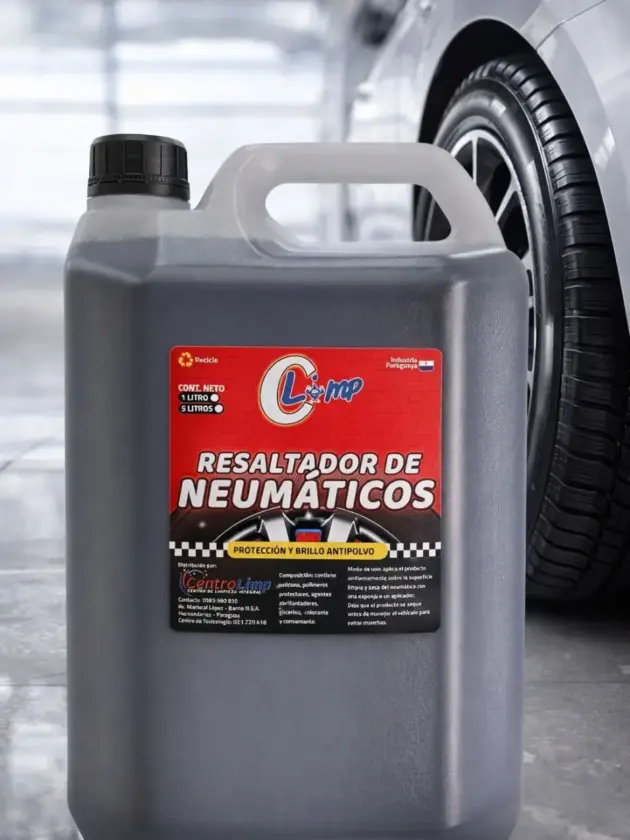 Resaltador de Neumaticos Negro, CLIMP - 5Lt