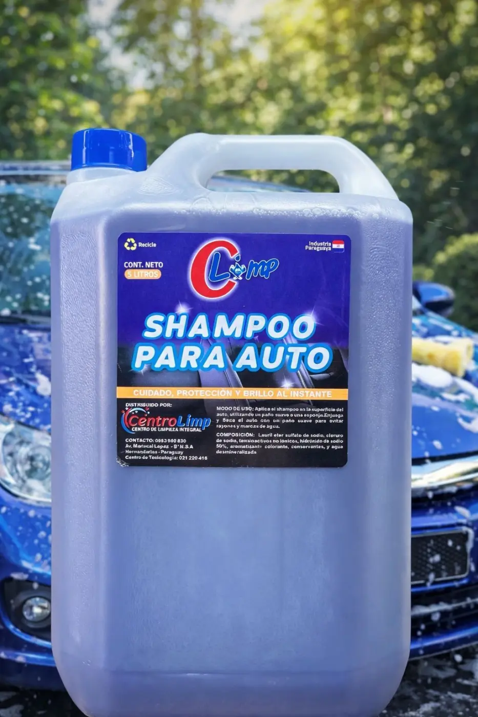Shampoo Automotivo CLIMP - 5Lt