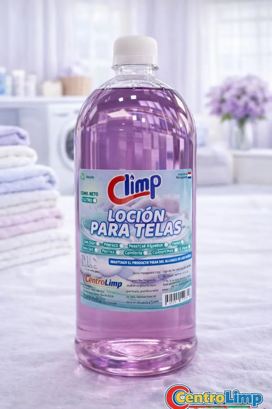 Loción para Telas CLIMP - LILAC, 1Lt