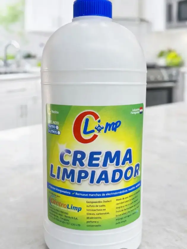 Crema Multiuso 1L, Accion Blanqueadora Tipo Cif