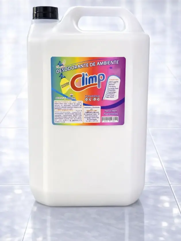 Desodorante de Ambiente CLIMP, PINO LECHE 5lt