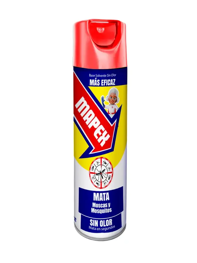 MAPEX, Aerosol Amarillo Acuoso.