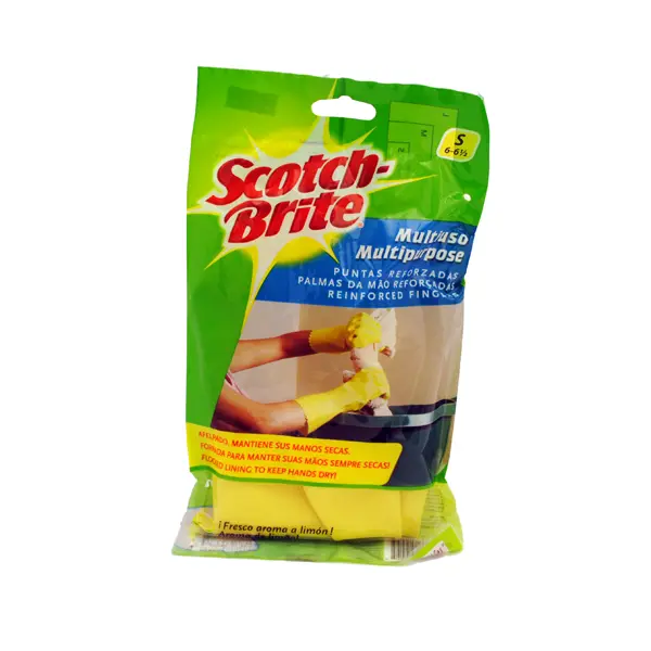 GUANTE SCOTCH BRITE MULTIUSO AMARILLO TALLE P