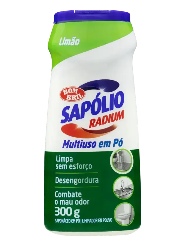 Sapólio Radium, Polvo limpiador multiusos  Limón