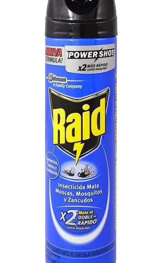 Raid Insecticida Aerosol POWER SHOT 360cm³