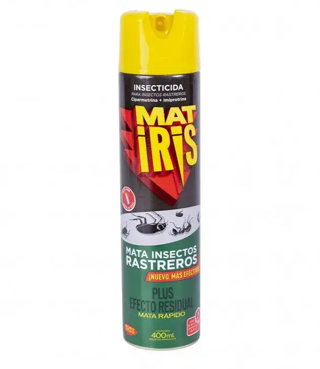 Insecticida mata insectos rastreros en aerosol Matiris 400 ml