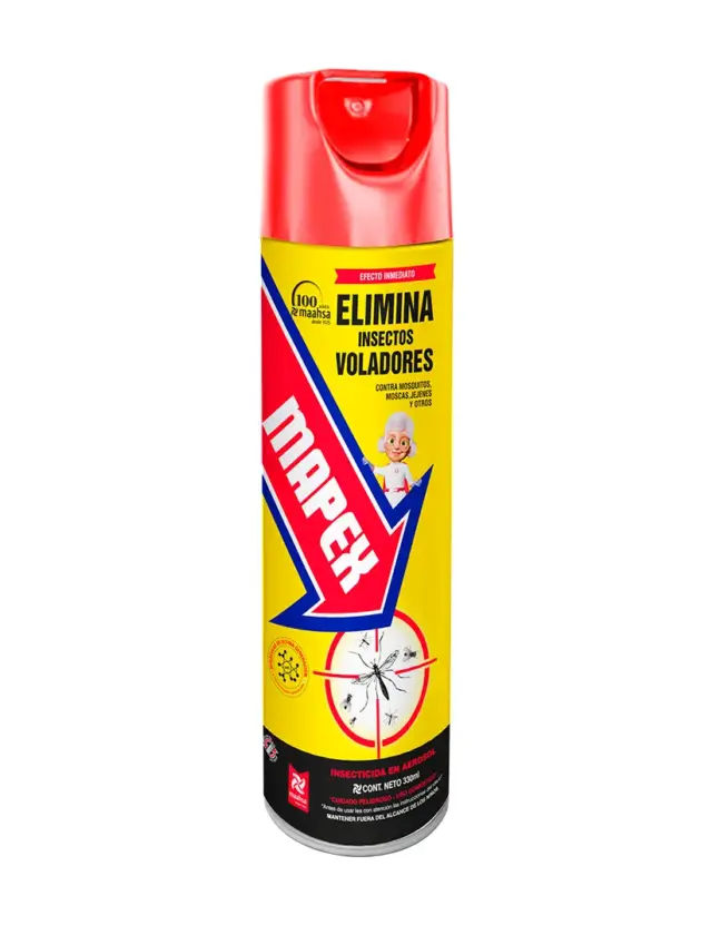 Mapex Aerosol Elimina Voladores (Amarillo) 33