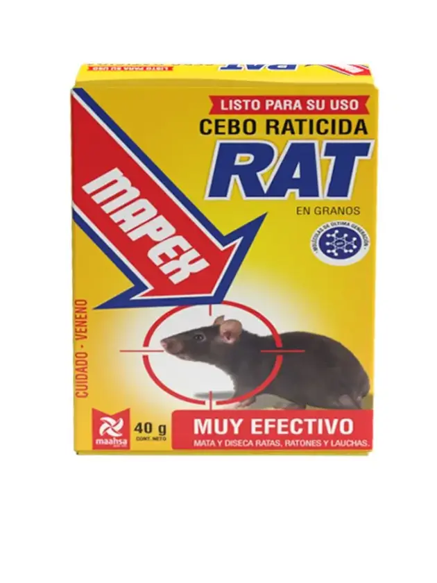 Mapex Cebo Raticida 40gr