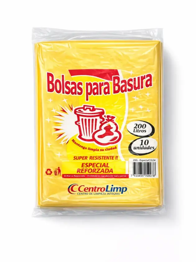 Bolsa de Basura 200lt RESISTENTE (color)