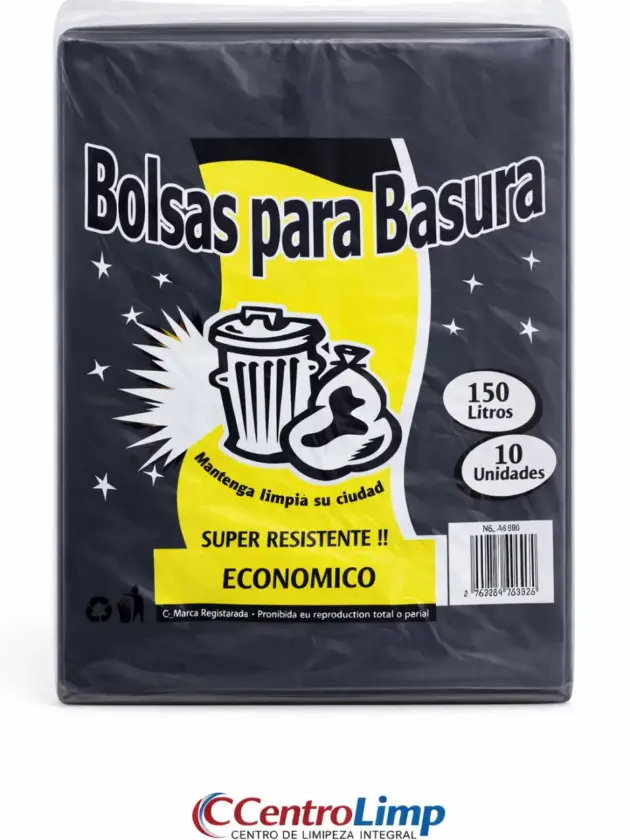 Bolsa de Basura 150lt Económico (negro)