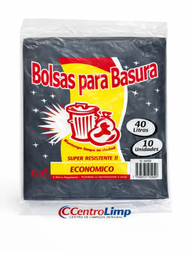 Bolsa de Basura 40lt Económico (negro)