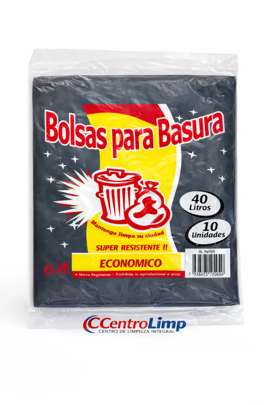 Bolsa de Basura 40lt Económico (negro)