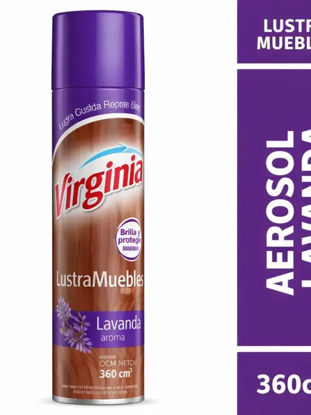 Lustra Mueble con Aroma Lavanda en Aerosol Virginia