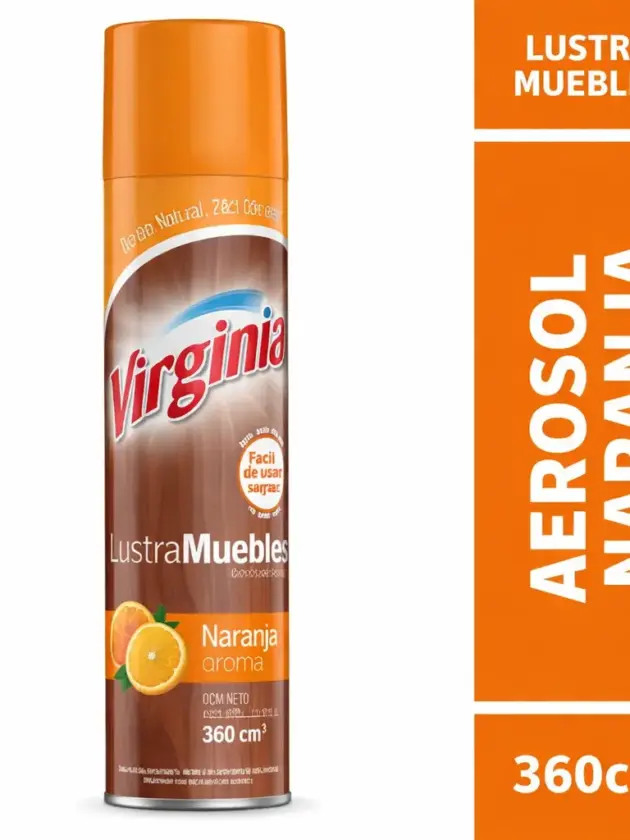 Lustra Mueble con Aroma Naranja en Aerosol Virginia 360