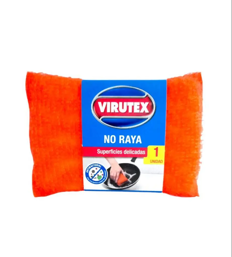 Esponja no raya Virutex (naranjado)