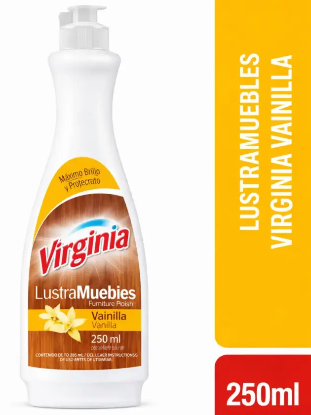 Lustra Muebles Virginia 250ml (Vainilla)