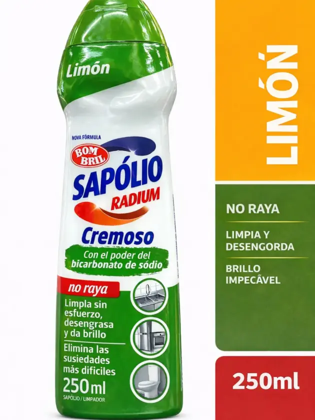 LIMPIADOR SAPOLIO CREMOSO LIMON 250ml