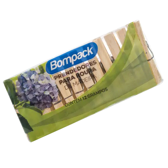 Pinzas de Madera C/12u