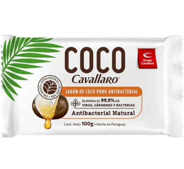 JABON DE COCO PURO COCO CAVALLARO  200gr