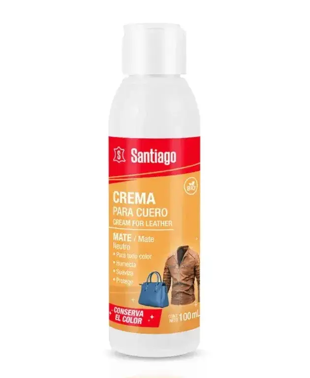 SANTIAGO CREMA P/CUERO MATE 100ML