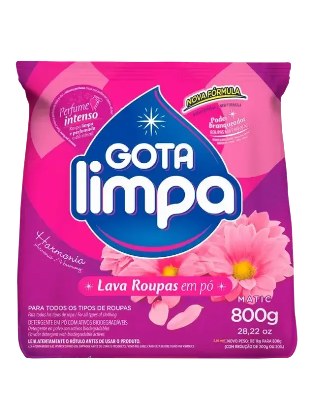 JABON EN POLVO 800gr. GOTA LIMPA ARMONIA