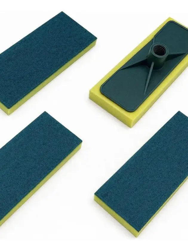 Escurridor, ESPONJA CON PALO FIBRA VERDE R&A