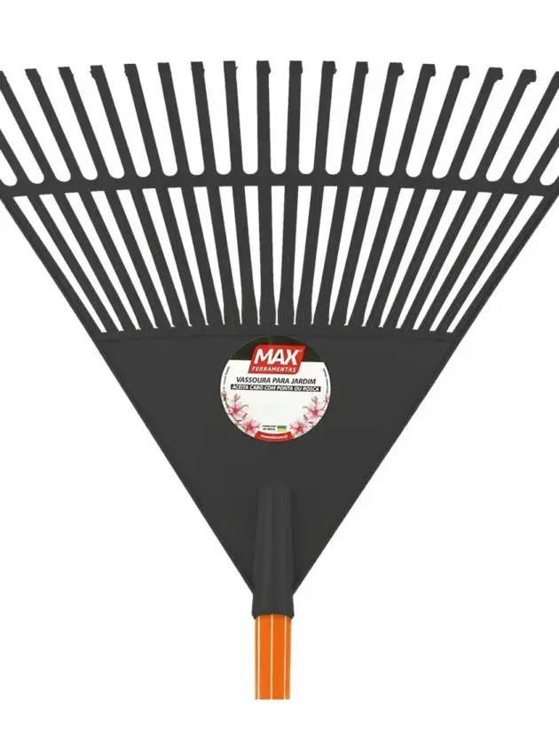 Rastrillo plástico negro MAX