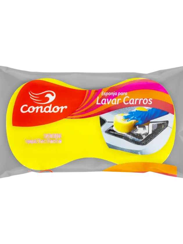 Esponja para auto Condor, amarillo