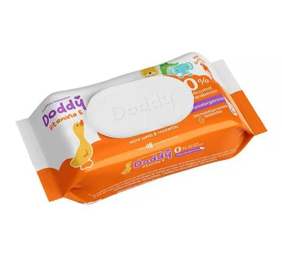 DODDY TOALLITAS HUMEDA CON VITAMINA E X50 UNIDADES