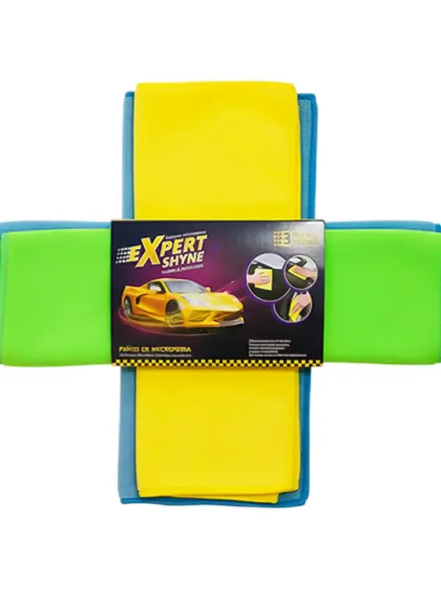 PACL DE 3 PIEZAS, PAÑOS DE MICROFIBRA EXPERT SHYNE