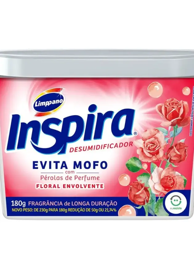 Deshumidificador INSPIRA con perlas Floral env. 180gr