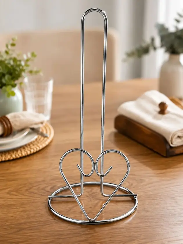 Porta Papel Toalla Metalico