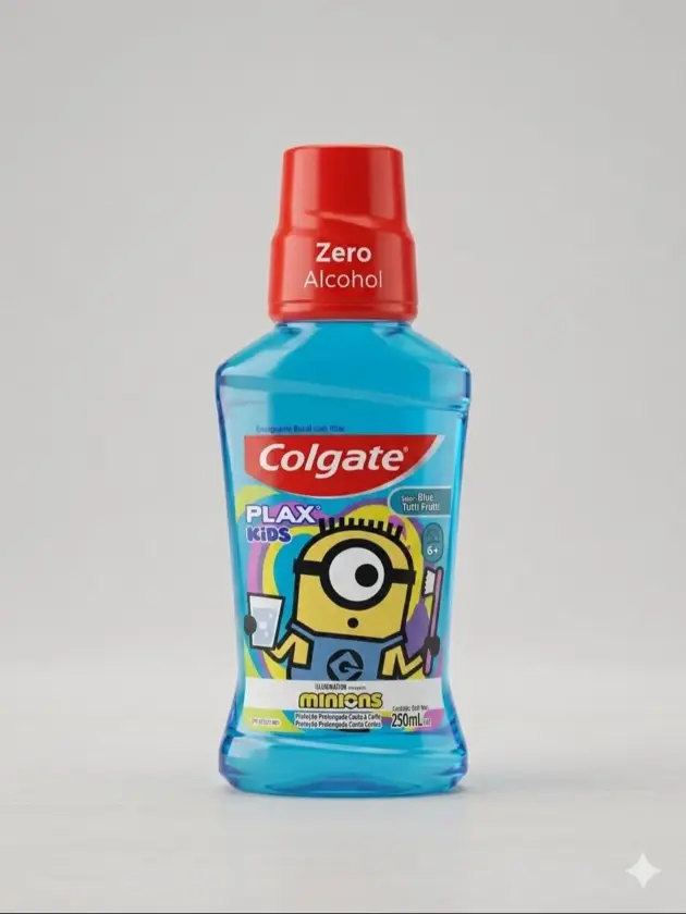 Enjuague bucal colgate kids minions 250ml